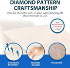 Silicone Scar Tape, Medical Silicone Scar Sheets, Strips, Scars Away, Effective Professional Scar Removal Sheets for Keloids, Tummy Tuck, C-Section, Acne, Burn et (1.6x120 Inch (Transparent))