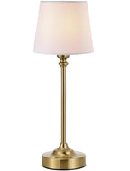 Cordless Table Lamp Rechargeable Gold - 1 Pack Brass 4000mAH Battery Operated Lamp for Decor, 3000K Stepless Dimming Touch Control Wireless Lamp for Bedroom, Dining Table, Counter, Living Room