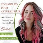RUNATURE Seamless Tape in Hair Extensions Human Hair 22 Inch 25g 10pcs Hot Pink Hair Extensions Tape Ins Skin Weft Invisible Tape in Real Hair Extensions for Women Full Ends Natural Remy Hair