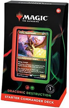 Magic: The Gathering Starter Commander Deck – Draconic Destruction (Red-Green) | Ready-to-Play Deck for Beginners and Fans | Ages 13+ | Collectible Card Games