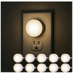 Lights by Night, LED Night Lights Plug Into Wall, 10-Pack, Dusk to Dawn Auto On/Off Sensor, Soft White, Plug In Nightlight Perfect for Adults, Kids, Bedroom, Bathroom, Hallway, Kitchen