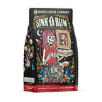 Bones Coffee Company Sinn 'O' Bun Flavored Coffee Beans, Whole Bean Coffee Medium Roast Low Acid, Cinnamon Bun Flavor (12 oz)