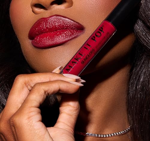 Make It Pop Sungloss - Revolutionary Sun Protection and Gloss in One - SPF 50 (Red Wine)
