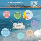 Dead Sea Collection Bath Salts with Cherry Blossom – Pure Dead Sea Salt and Sweet Cherry Oil - Nourishing Soothing and Relaxing Skin and Muscle – 34.2 Oz