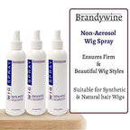 Brandywine Non-Aerosol Wig Spray for Synthetic and Natural Hair Wigs (3 Pack)