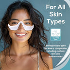 Under Eye Red Light Therapy Glasses, Under Eye Red Light Therapy Device Eye Glasses Massager Red light Therapy for Face Under Eye Device Reduce Dark Circles Relax Eye Strain
