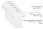 Gildan Men's Crew T-Shirts, Multipack, Style G1100, White (6-Pack), X-Large