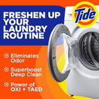 Washing Machine Cleaner by Tide, Washer Machine Cleaner with Oxi for Front and Top Loader Washer Machines, Deep Cleaning Residue & Odor Eliminator, 21 Month Supply