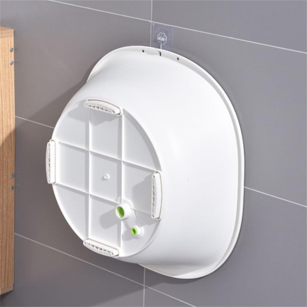 Sitz Bath for Hemorrhoids,Sitz Bath tub,Sits Bath Kit for Women Men,Wider Seating Area, Deeper Bowl (White)