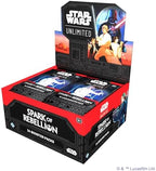 Star Wars: Unlimited TCG Spark of Rebellion Booster Display (Set of 24 Booster Packs) - Trading Card Game for Kids & Adults, Ages 12+, 2+ Players, 20 Min Playtime, Made by Fantasy Flight Games