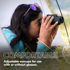Nikon PROSTAFF P3 8x30 Binocular | Waterproof, fogproof, Rubber-Armored Compact Binocular, Wide Field of View & Long Eye Relief | Official Nikon USA Model