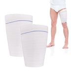 Catheter Leg Bag Holder 2 Count Fabric Catheter Sleeves Urine Leg Bag Holder - Urinary Drainage Bag Stay in Place Urine Bags for Legs Foley Catheter Bag Holder Strap for Men or Women Wheelchairs (M)