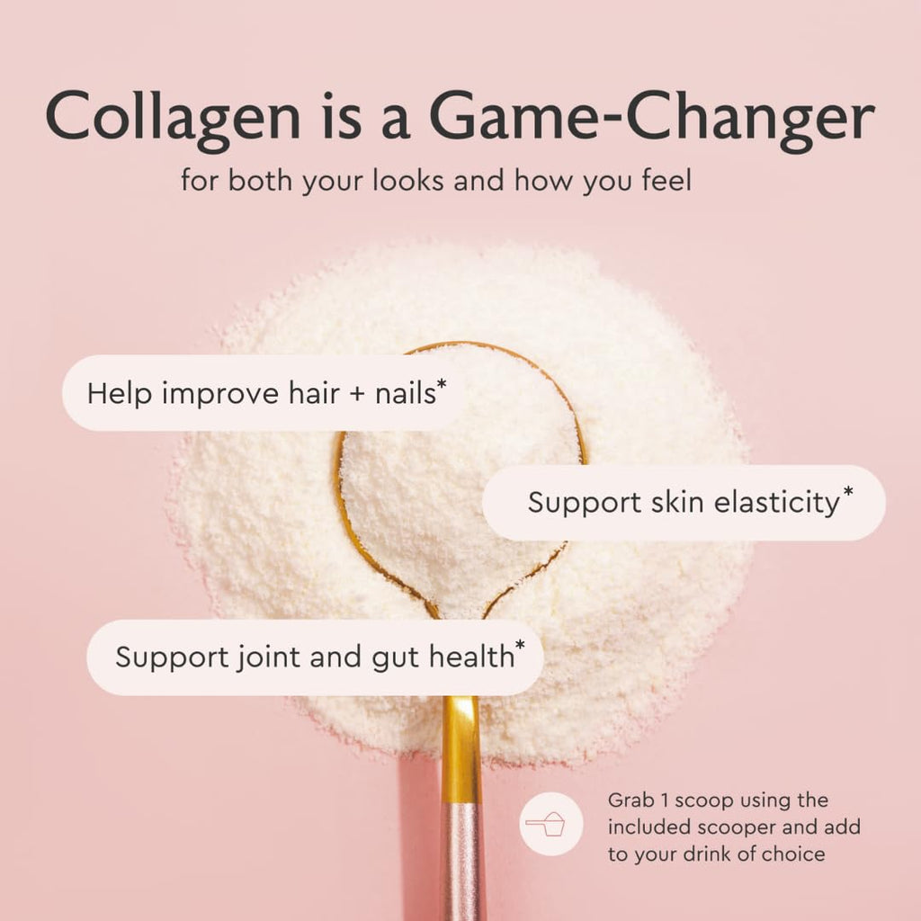 Alaya Multi Collagen Powder - Supports Hair, Skin, Nails & Bone Health for Women and Men - 5 Types Hydrolyzed Collagen Peptides Protein Powder Supplement with MSM + Glucosamine (20 Serving)