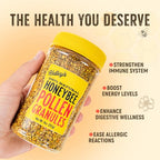 Kelley's Bee Pollen, 9 oz – 100% Raw Bee Pollen Granules, GO Texan Certified – Naturally Preserved Vitamins, Enzymes, Amino Acids & Protein – Gluten Free, Non-GMO, Paleo & Keto Friendly