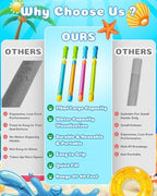 18pcs Water Gun Blaster Toys - 6 Colors Water Squirter for Kids 40ft Squirt Gun for 3-6-8-12 Girls BoysTeens Adults, Water Blaster for Swimming Pool Beach Oceans Summer Party Games Yards Outdoor
