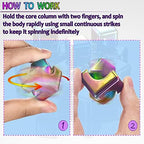 2pc Fidget Spinner Toys Cube Adults, Easter Basket Stuffers for Teens Metal EDC Cool Desk Gadgets Office Toys Small Anxiety Figette Sensory Toy, ADHD Tool Fingears Figet Stress Valentine Gift for Boy