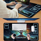 for MTG Game Playmat, for Magic TCG Rubber Play mat,Tabletop Card Playmats with Smooth Surface,Trading Card Inked Game Mat with White Zones,Battle Game,Galaxy Art Tree