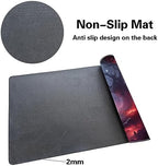 MTG Playmat Size 24x14in Free Storage Bags Non-Slip Backing Printing, Ideal for Card Game Enthusiasts TCG Playmat (No with Zone,Ashes of The Fallen)
