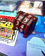 NERD GEAR LifeTrax - MTG Life Counter - Essential MTG Accessories for Magic The Gathering Commander Players - Durable, Sleek, and Professionally Made for TCG, DND, RPGs, and MTG (Deep Blue)