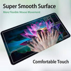 for MTG Game Playmat, for Magic TCG Rubber Play mat,Tabletop Card Playmats with Smooth Surface,Trading Card Inked Game Mat with New Zones,Battle Game,Colorful Glowing Lotu