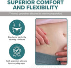 Epi-Derm Epi-Tab Circles Silicone Scar Sheets – Professional-Grade, Washable & Reusable Silicone Patches for Small Hypertrophic & Keloid Scars from Trauma, Liposuction & More - Natural, 6-Pack