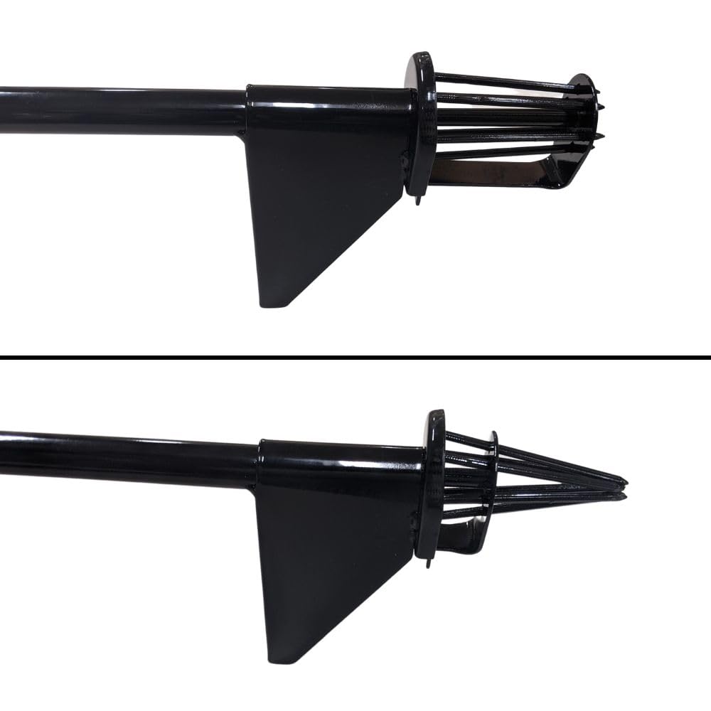 Walden Backyards Weed Hound Stand Up Weed Puller 36" - Upright Dandelion Root Remover Tool with Foot Pedal - Heavy Duty Steel Weeder for Lawns & Gardens - No Bending for Thistle, Crabgrass, Clover