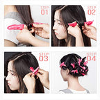 40 Soft Heatless Hair Curlers - Large Overnight Pillow Sponge Rollers for Curly Hairstyle