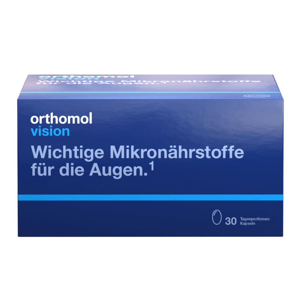 Orthomol Vision, 30-Day Supply, Comprehensive Eye Health Supplement with Micronutrients to Support Vision & Eye Wellness