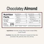Rise Whey Protein Bars - Chocolatey Almond | Breakfast Bar & Protein Snack 15g Protein 5g Fiber Just 4 Whole Food Ingredients Gluten-Free Soy Free
