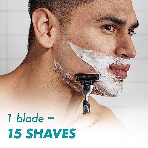 Gillette Mach3 Men's Razor Handle + 5 Blade Refills