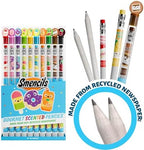 Smencils - Patented Gourmet Scented Graphite HB #2 Pencils Made from Recycled Newspapers, 10 Count, Gifts for Kids, School Supplies