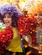 Short Bob Hair Wigs Straight with Flat Bangs Synthetic Colorful Cosplay Daily Party Neon Wig for Women + Free Wig Cap 12" Natural As Real (Afro, Purple)