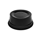 Karat [8oz - 240 ct Black PP Injection Molded Round Deli Containers with Lids (FP-IMDC8-PPB)