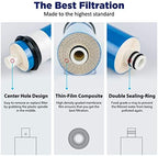 Membrane Solutions Reverse Osmosis Membrane 50 GPD 11.75"x1.75" RO Membrane Water Filter Replacement Fits Under Sink RO Drinking Water Purifier System 1-Pack