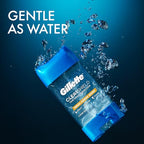 Gillette Antiperspirant and Deodorant for Men, 72hr Sweat & Odor Protection, Long Lasting Freshness, Anti-White Mark Technology, Clear Gel, Fresh Amber Scent, 3.8 oz