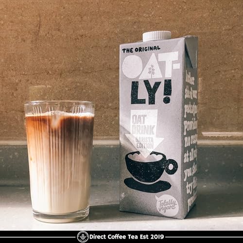 Direct Coffee Tea Est 2019 Oat Milk Value Bundle – Barista Edition, 2-Pack Non-Dairy Creamer for Coffee, Vegan, Dairy-Free & Gluten-Free, Includes Brand Sticker