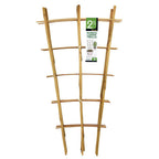Natural Bamboo Trellis 24 Inches Tall, Mininfa Garden Ladder Trellis, Plant for Climbing Plants, Vegetables, Pots - 3 Pack