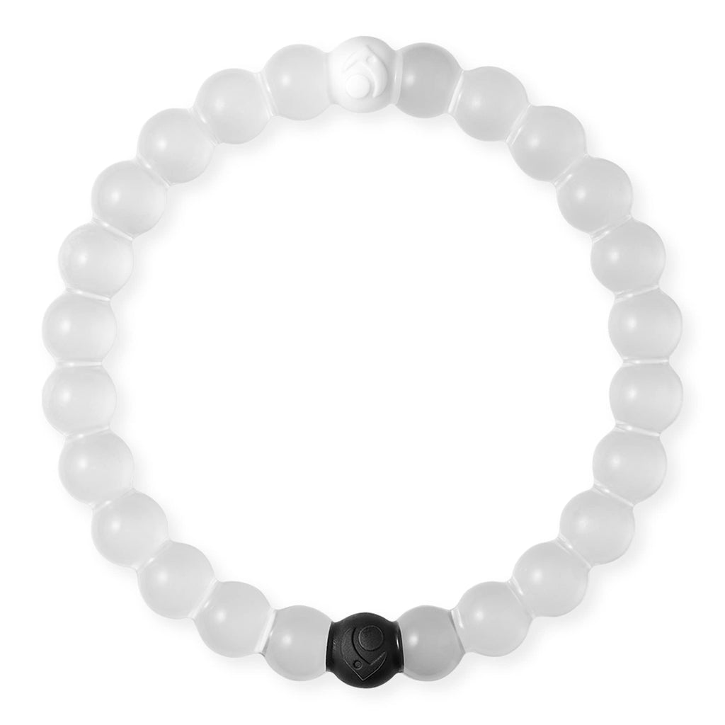 Lokai Classic Clear Beaded Silicone Bracelet for Women & Men, M Jewelry