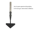 YEELOR Triangle Garden Hoe, Carbon Steel Push-Pull Weeding Tool, Equipped with 57.5" Stainless Steel Long Handle – A Long-Handle Weeder for Digging, Weeding, Hoeing and Loosening Soil