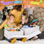 Cevioce Sensory Slug Fidget Toys - 6 Pcs Cute Autism Sensory Toys for Autistic Children & Kids Party Favors, Age 3+