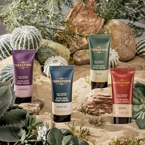 Ultra Rich Hand Cream – Intensive Hydration & Repair for Dry, Chapped Hands | Enriched with Shea Butter, Ceramides, Niacinamide (B3) & Panthenol (B5) (Olive, 1.7 fl oz, Pack of 5)