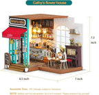 Rolife 1:20 Miniature House Kits-Tiny House Kit-DIY Miniature Dollhouse Kits for Adults-Model Building Craft Kits-Hobbies Gifts for Women and Men