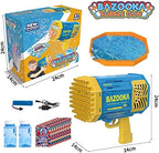 Bubble Machine Gun Kids Toys, Bubble Gun with Colorful Lights and Thousands Bubbles, Outdoor Toy Birthday Party Favors for Boys Girls Age 3 4 5 6 7 8 9 10 11 12 Years Old