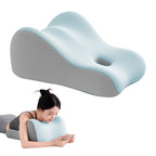 kaobbfacai Intimacy Support Wedge Pillow for Couples, Memory Foam Positioning Cushion for Back, Neck & Waist Pain Relief with Washable Cover, Portable Design for Relaxing, Reading & Adult Play-Blue