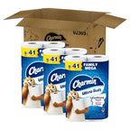 Charmin Ultra Soft Cushiony Touch Toilet Paper, 24 Family Mega = 123 Regular Rolls, White