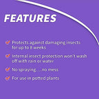 Bonide Insect Control Systemic Granules, 4 lbs. Ready-to-Use Water Resistant Long Lasting Protection Outdoor Use