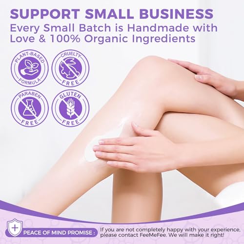 Magnesium Lotion for Sleep, Natural Magnesium Cream, Magnesium Butter with Coconut Oil, Shea Butter, Vitamin E, Lavender, 2 oz