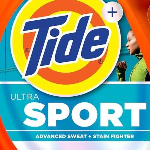 Tide Plus Febreze Sport Odor Defense HE Turbo Clean Liquid Laundry Detergent, 105 fl oz, 74 loads