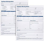 Adams Employee Warning Notice Form, 8.5 x 11 Inches, 2 Pads of 50 Forms, 100 Total forms, 1-Part Each (9060) , White