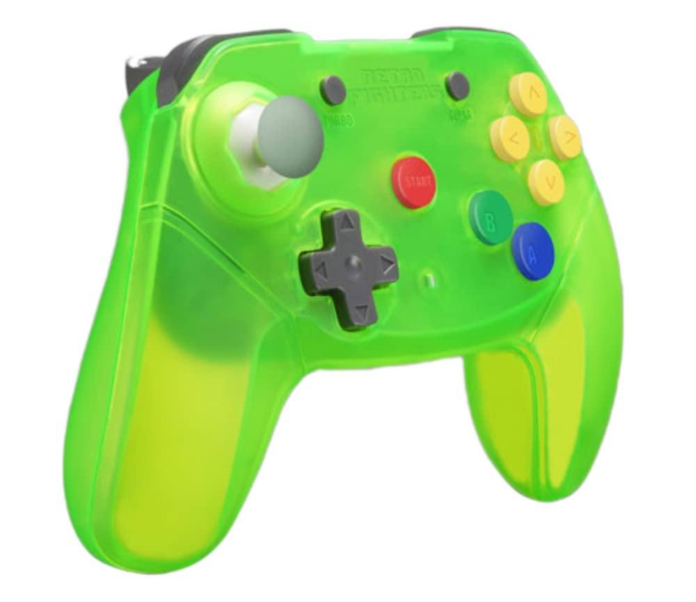 Retro Fighters Brawler64 Wireless Edition N64 Controller - Nintendo 64 - Limited Edition Extreme Green